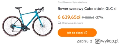 Zabi96 - Niesamowite jest to co aktualnie dzieje się na rynku rowerowym ( ͡° ͜ʖ ͡°)
P...