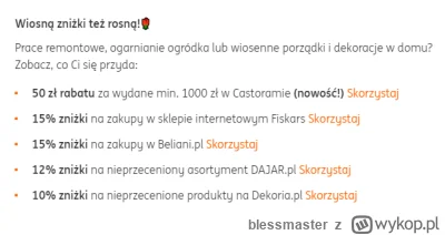 blessmaster - Hej, czy ma ktoś kod promocyjny #ing dla #kredyt gotówkowy?
Mogę odwzaj...