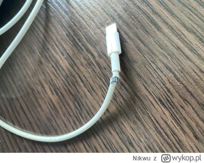 Nikwu - Dlaczego wszystkie kable od iPhone kończą w ten sposób? Żaden z innych kabli ...