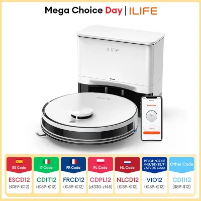 n____S - ❗ ILIFE A30 PRO 5000Pa Robot Vacuum Cleaner Mop [EU]
〽️ Cena: 102.54 USD (do...