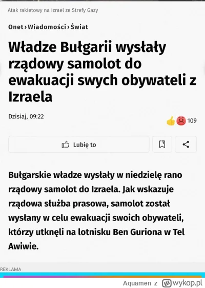 A.....n - >nawet Bułgaria i Rumunia dały radę ewakuować swoich obywateli. A Polska? 
...