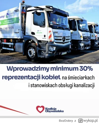 BezDobry - Po parytetach na listach wyborczych i zarządach spółek koalicja obywatelsk...