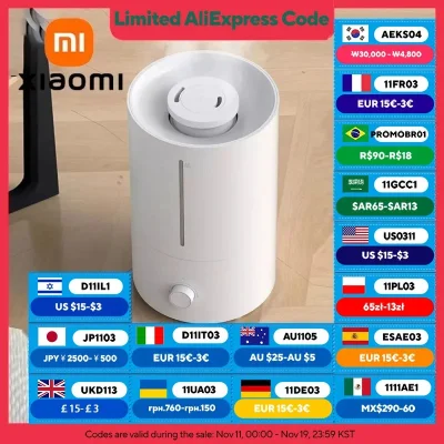 n____S - ❗ Xiaomi Mijia Humidifier 2 4L MJJSQ06DY
〽️ Cena: 30.38 USD (dotąd najniższa...