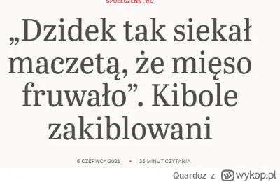 Quardoz - #polityka #bekazpisu #bekazprawakow Wiedziałem, że skądś kojarzę tego kibol...