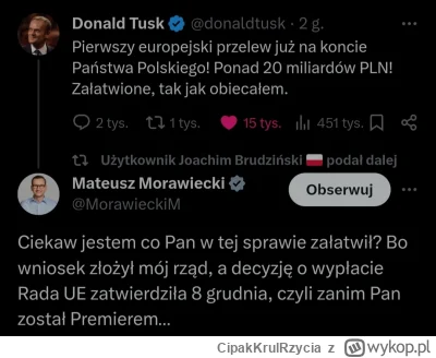 CipakKrulRzycia - #tusk #morawiecki #polityka #pieniadze #polska #bekazpisu Kiedy myś...
