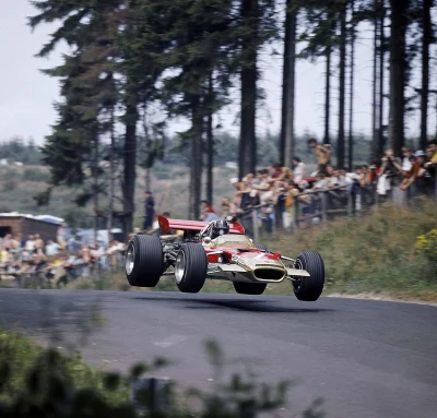 wfyokyga - Graham Hill w Lotus 49 se lata, 1969