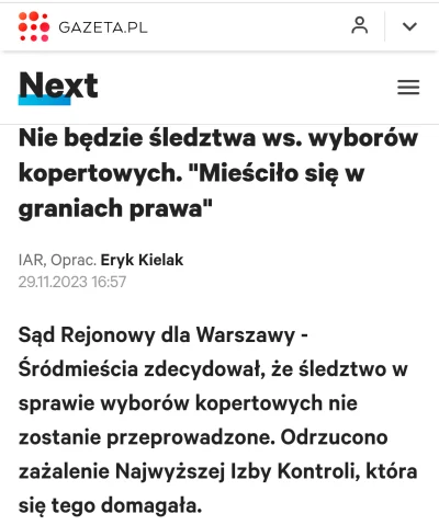 Olek3366 - #polityka #polska #sejm #wybory 
I pozamiatane ( ͡°( ͡° ͜ʖ( ͡° ͜ʖ ͡°)ʖ ͡°)...