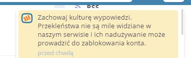 powsinogaszszlaja - @wykop @Moderacja

Słucham. Gdzie przekroczyłem?

Słowo #!$%@?? J...