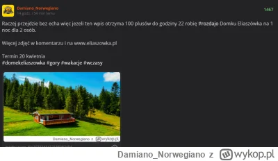 Damiano_Norwegiano - Mirki żeby było transparentnie, przed godziną 21 uruchomię strim...
