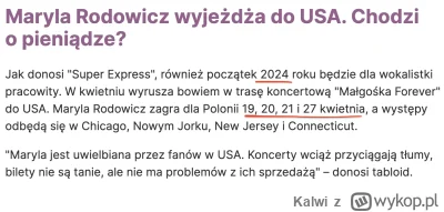 Kalwi - Young Leosia -> koncert w Tel Awiwie -> wojna w strefie gazy

Roksana Węgiel ...