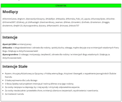 dendrofag - @DominiCanes, @Igtorn, @JonaszSynGrazyny, @Kalafijor, @Maaska, @RomskaPal...