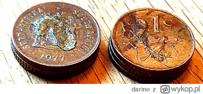 darino - 1 Cent RPA 1977r
#numizmatyka #monety