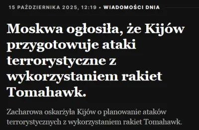 yosemitesam - #rosja #ukraina #wojna 
Zacharowa w ostrym cugu.