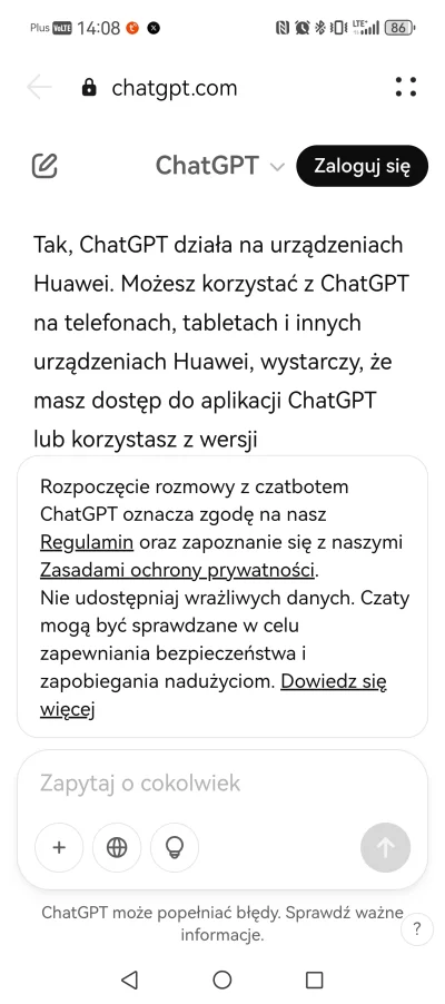 fishery - @essos:  Działa. Gemini, coopilota, deepseek, chatgpt działają u mnie norma...