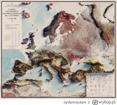 oydamoydam - Carte Tectonique Internationale De L'Europe - Congrès Géologique Interna...