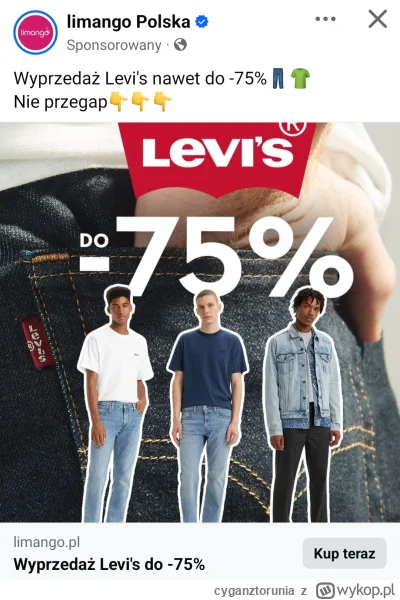 cyganztorunia - #przypadkowymurzyn Hej Limango i #Levis #woke. Dlaczego nieszczęścia ...