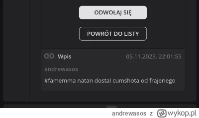 andrewasos - #famemma pdw, wklepia mi recydywe