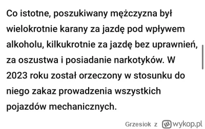 Grzesiok - @paw1470: to dobry chłopak był. Co prawda alkoholik, wielokrotnie karany z...