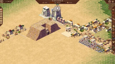 19karol90 - Pierwszy monument gotowy, na razie skromna mała mastaba, wszystkie cegły ...