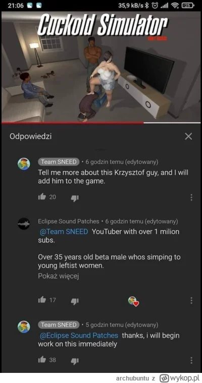 archubuntu - W związku z ostatnimi doniesieniami w sprawie Gonciarza, należy napisać ...