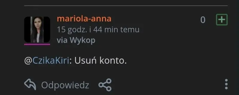 HKG40 - #kononowicz rycerzu usuń konto! Haha ale przegryw i NIEUDACZNIK co nigdy nie ...