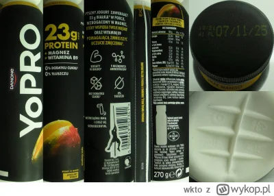 wkto - #listaproduktow
#jogurtpitny 0,5% #wysokobialkowy 8,3% mango 0,5% Danone YoPRO...