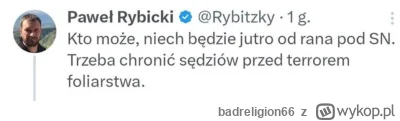 badreligion66 - #polityka Pod sąd a nie na wykopie trolowac