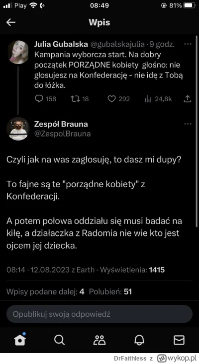 DrFaithless - #bekazkonfederacji #konfederacja #polityka #bekazprawakow 

XDDDDD