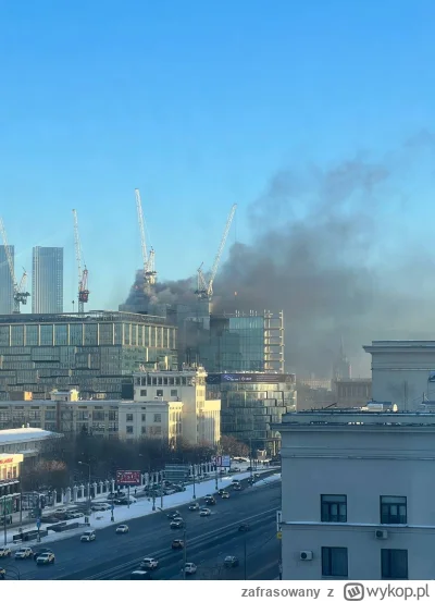 zafrasowany - Malutki pożar, nic ciekawego #rosja #wojna
Płonie budowany w Moskwie gm...