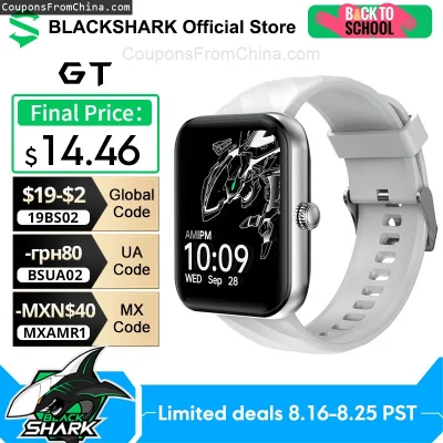 n____S - ❗ Black Shark GT Smart Watch
〽️ Cena: 20.50 USD
➡️ Sklep: Aliexpress

Bezpoś...