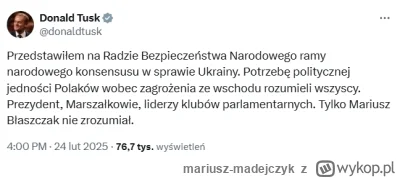 mariusz-madejczyk - Błaszczak nie zrozumiał? Może trzeba było cyrylicą napisać i rusk...