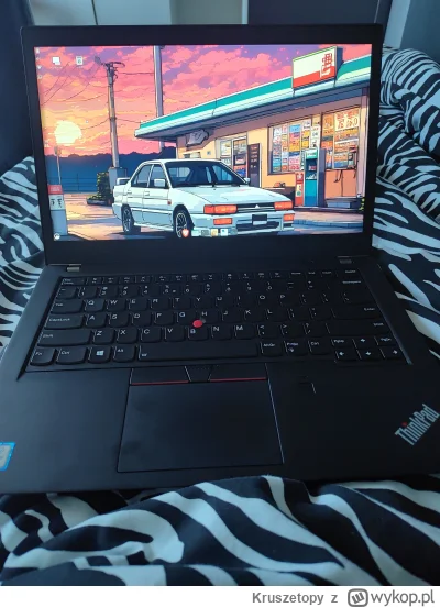 Kruszetopy - Thinkpad-☑️
Linux-☑️
Pixel art na tapecie-☑️

Potrzebowalem laptopa do z...