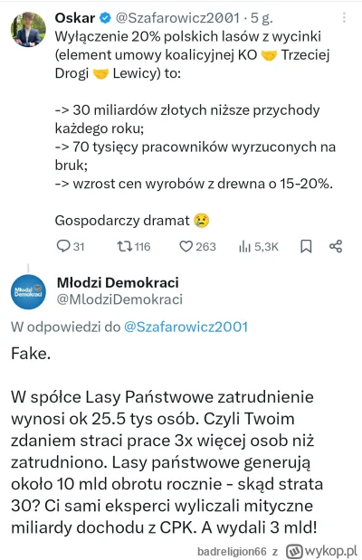 badreligion66 - #polityka Żeby na 3 wyliczenia wszystkie 3 były z dupy to trzeba się ...