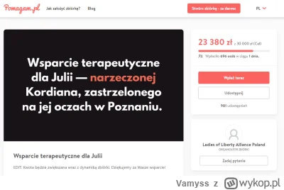 Vamyss - Wy sobie #!$%@? jaja robicie? Cel 30 tysięcy na pomoc psychologiczną i leki?...