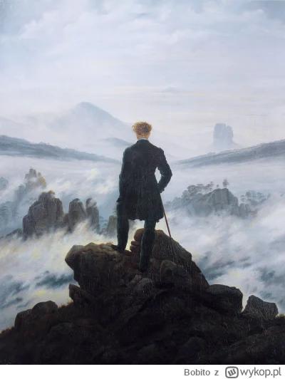 Bobito - #obrazy #sztuka #malarstwo #art

Wędrowiec nad morzem mgły , Caspar David Fr...