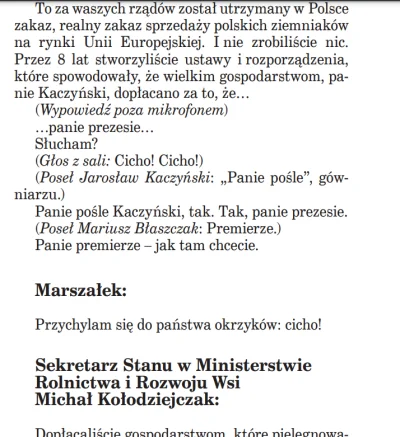 Antypisowiec - "Ty gówniarzu" Kaczyńskiego do Kołodziejczaka zostało uwiecznione w se...