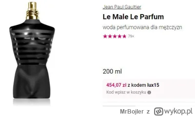 MrBojler - Byłby ktoś zainteresowany rozbiórką Jean Paul Gaultier Le Male Le Parfum? ...