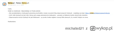 michalxd21 - @maszfajnedonice: pisałem do nich zgłoszenie, to mi odpisali że limit 10...