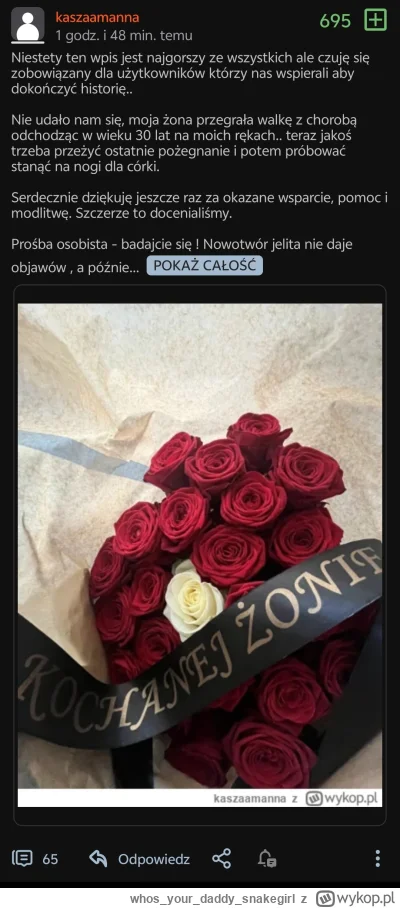 whosyourdaddy_snakegirl - Niepopularna opinia - dobrze, że śmierć i choroby takie jak...