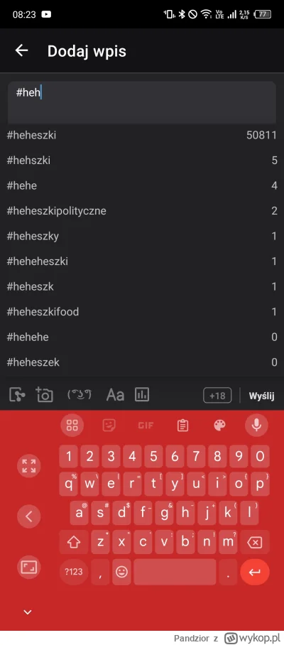 Pandzior - Tylu obawiających jest tag #heheszki ?