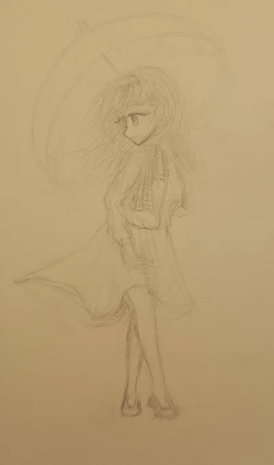 kodokunazou - Wstępny szkic na arta z Yuuką.
SPOILER