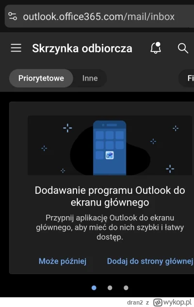 dran2 - Wie ktoś jak wyłączyć te sugestie na pół ekranu w webowym outlooku?

#microso...