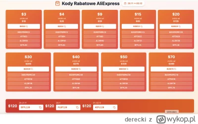 derecki - #aliexpress nowe kody od jutra ( ͡° ͜ʖ ͡°)

#budopromki