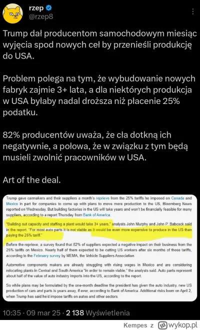 Kempes - #polityka #gospodarka #trump #musk #usa #heheszki #bekazpisu #bekazkonfedera...