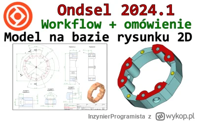 InzynierProgramista - Ondsel - FreeCAD - Model obsady na podstawie rysunku - workflow...