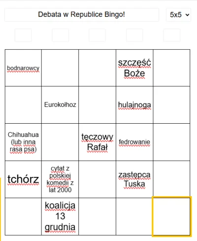 Bujak - Pomysły na hasła do bingo. Biorę po 200 eurogąbek z konta każdej drużyny i sł...