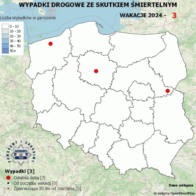 Salido - Minął 1. (z 73) dzień wakacji. 

W ciągu ostatniej doby miały miejsce 3 wypa...