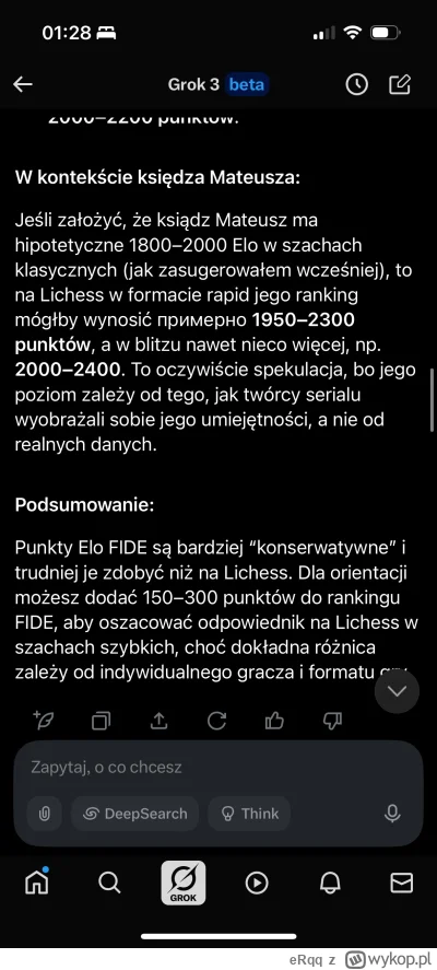 eRqq - Z ciekawości, sprawdzałem czy miałbym większe szanse na wygraną z ojcem Mateus...