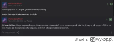 d4wid - >@d4wid: kop dalej może wcześniej broniłem Tuska xd

@OlaKordasOfficial: jak ...