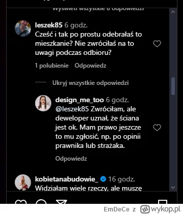 EmDeCe - > i kupiła to mieszkanie bez wcześniejszego sprawdzenia tego? Dobra agentka....